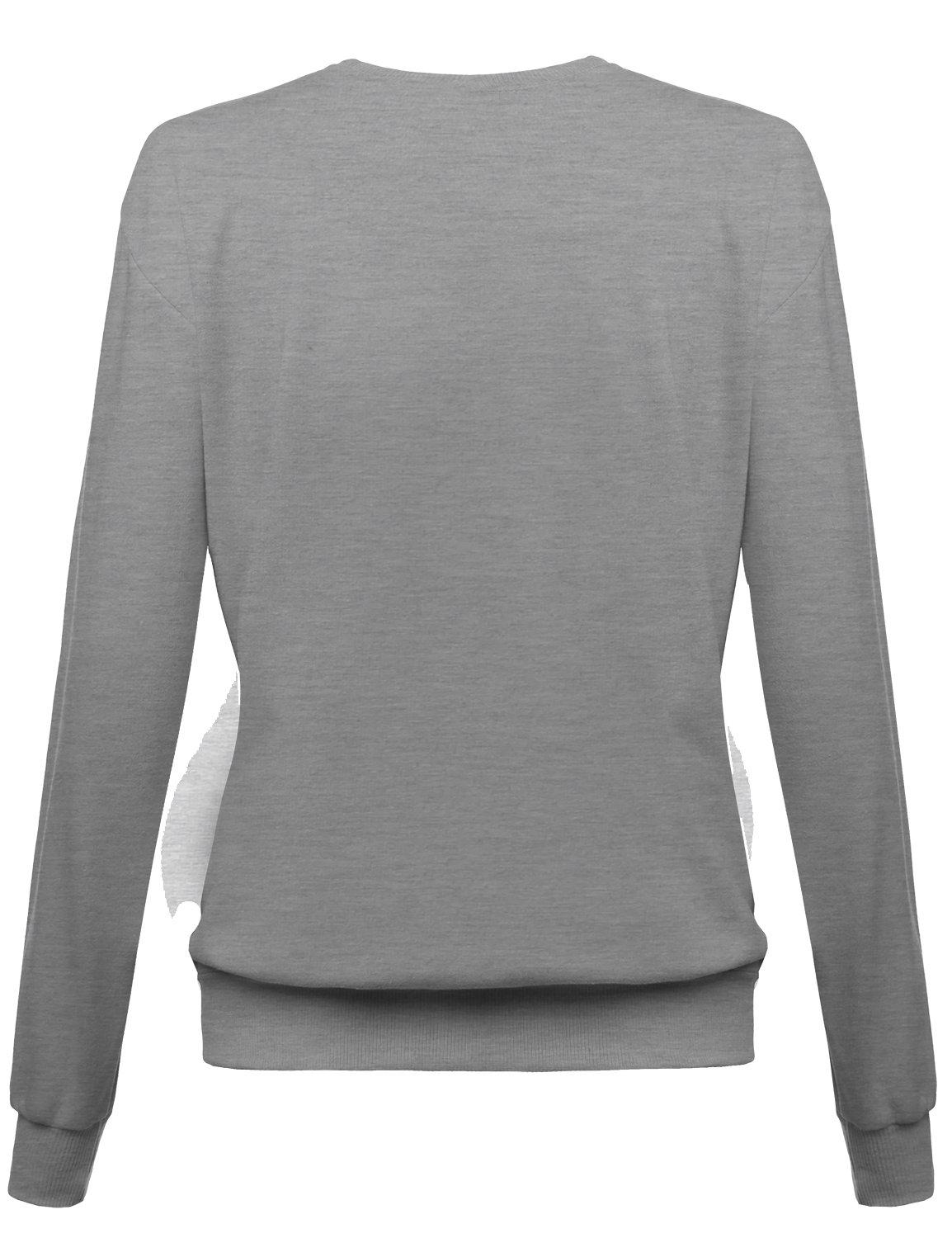 Women's Classic Crewneck Sweatshirt - Soft Cotton Pullover for Casual Wear, Lounge & Everyday Comfort | Trendy Streetwear & Layering Essential