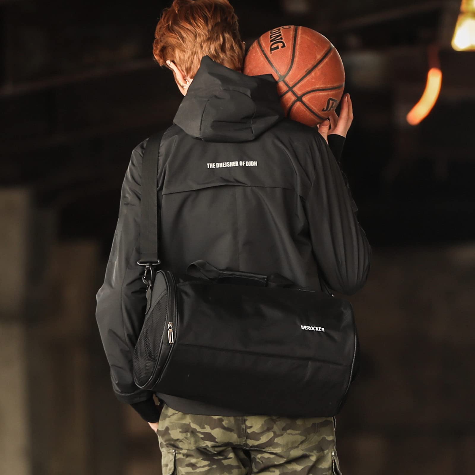 Large Sports Gym Bag for Men & Women with Shoe Compartment - Durable Travel Duffel Bag for Workout, Fitness, Travel & Sports Gear Storage