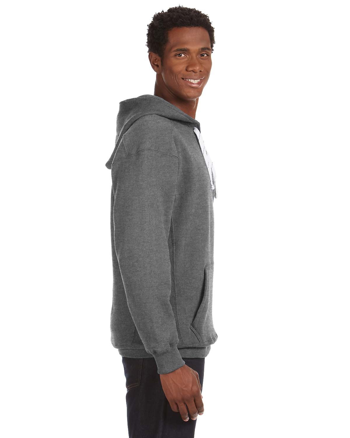 NCAA Men's Sports Lace-Up Hoodie Sweatshirt - Comfortable Athletic Pullover for College Fans, Gym & Casual Wear
