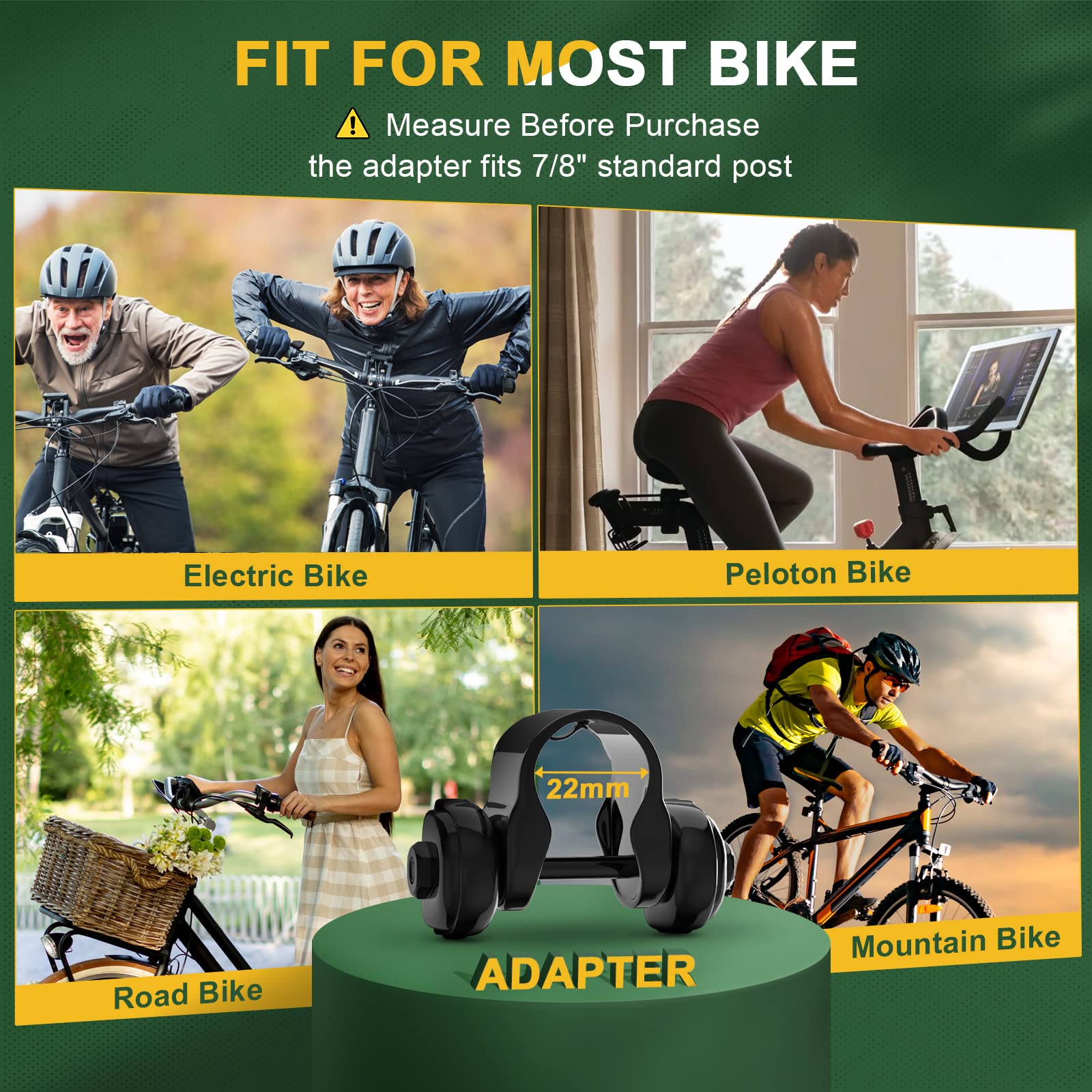 **Extra Wide Comfort Memory Foam Bike Seat - Noseless Oversized Bicycle Saddle Replacement for Electric, Exercise, Cruiser & Road Bikes - Ideal for Men & Women - Perfect for Long Rides, Commuting & Outdoor Cycling**