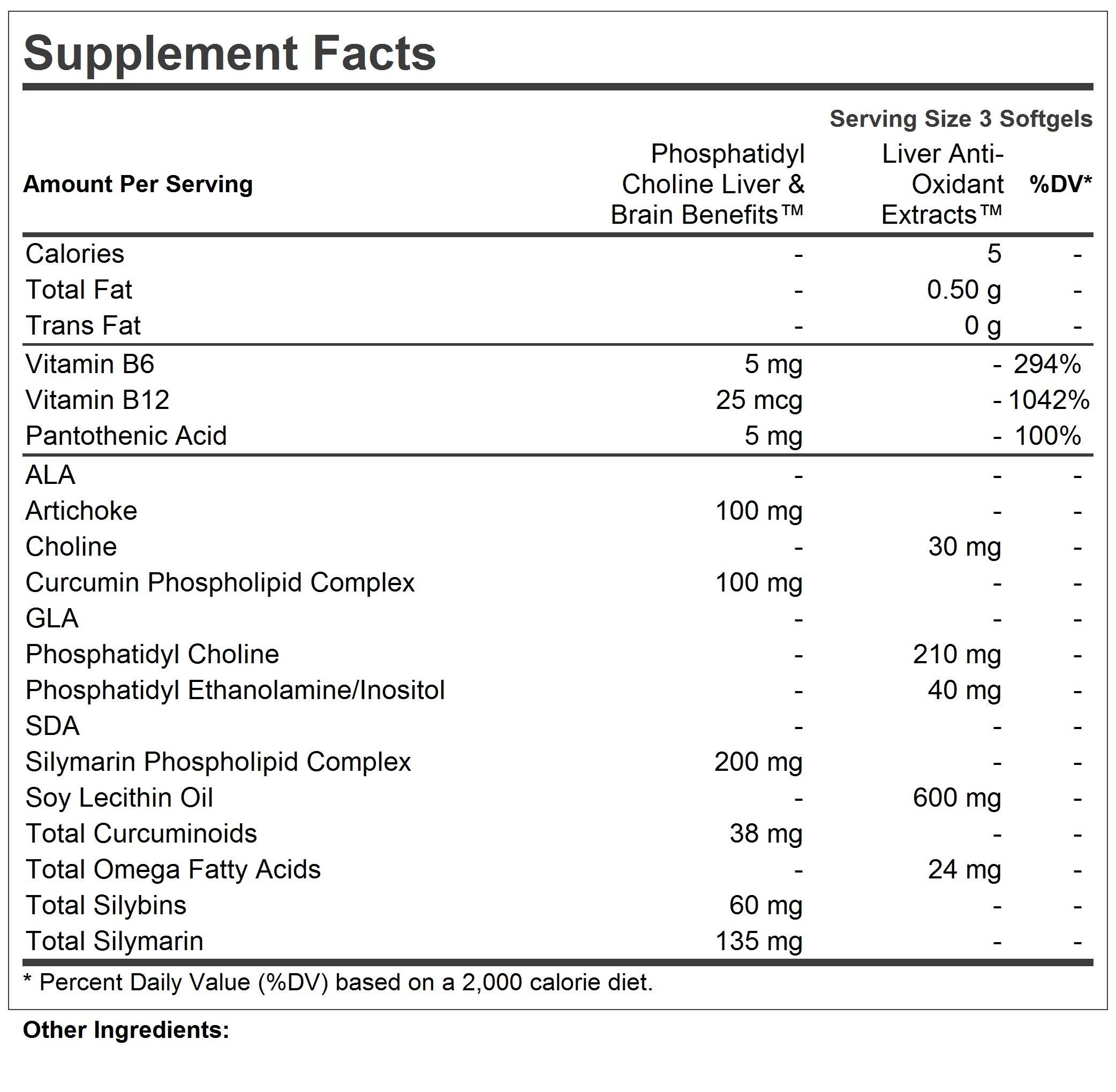 ANDREW LESSMAN PC Liver and Brain Benefits + Liver Anti-Oxidant Extracts Kit: 600 Capsules - Phosphatidyl Choline, Milk Thistle, Artichoke & Curcumin Supplement for Liver Detox & Cognitive Support | Daily Wellness, Detox Cleanse & Brain Health Booster