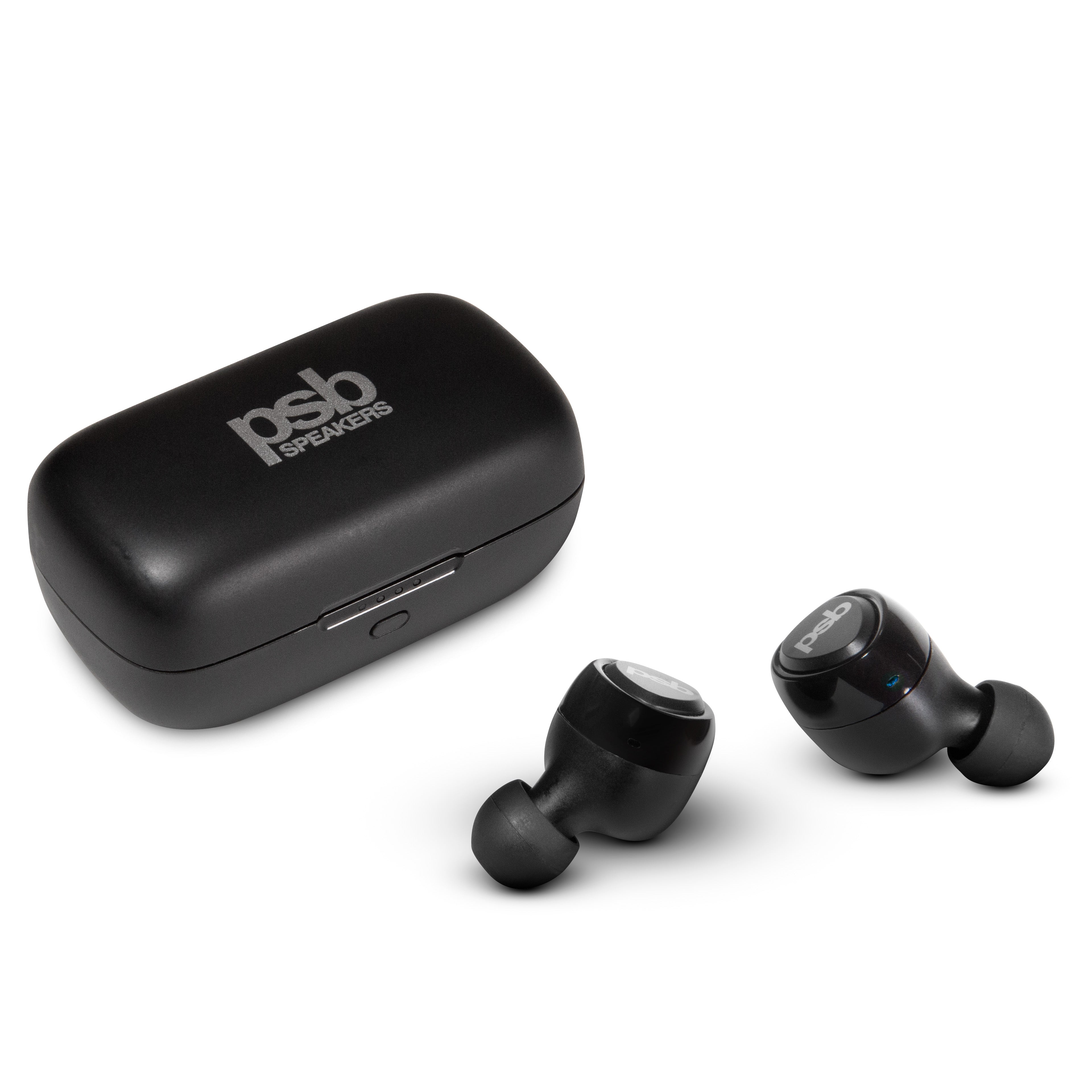 PSB M4U TWM True Wireless Micro Planar Earphones - HiFi Sound, Noise Cancelling, Bluetooth 5.0 for Gym, Travel & Work (Black)
