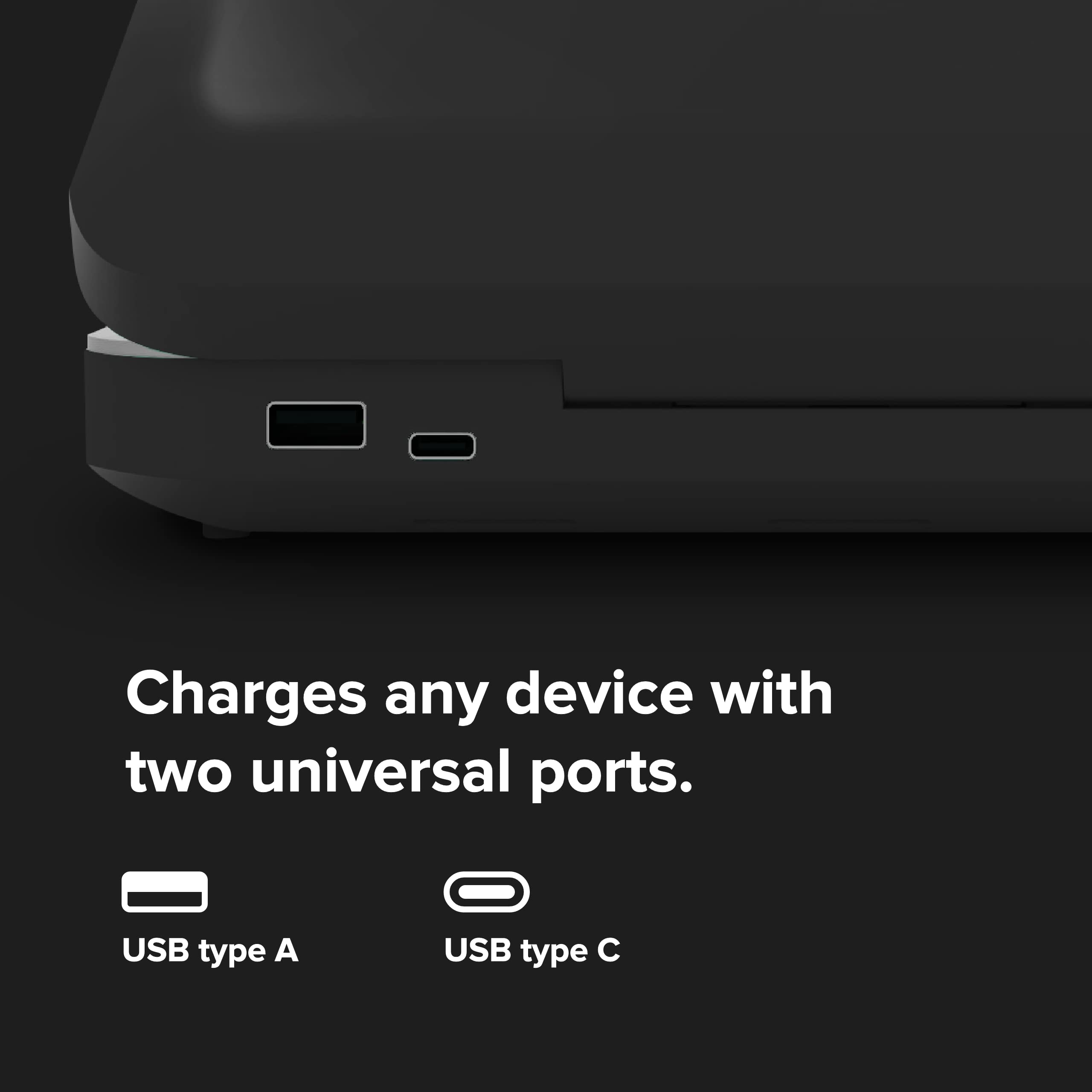 PhoneSoap 3 UV Cell Phone Sanitizer & Charger - Patented 360° UV-C Light Sanitizer for iPhone, Samsung, Android | Clinically Proven Phone Disinfection | Universal Phone Charging Station | Perfect for Home, Office & Travel (Black)