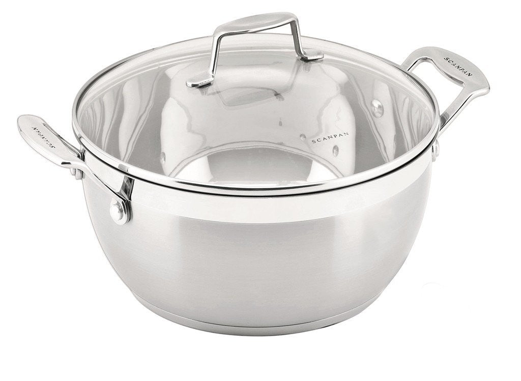 Scanpan Impact 4.5L (26cm) Stainless Steel Stew Pot with Lid – Perfect for Soups, Stews & Slow Cooking in the Kitchen