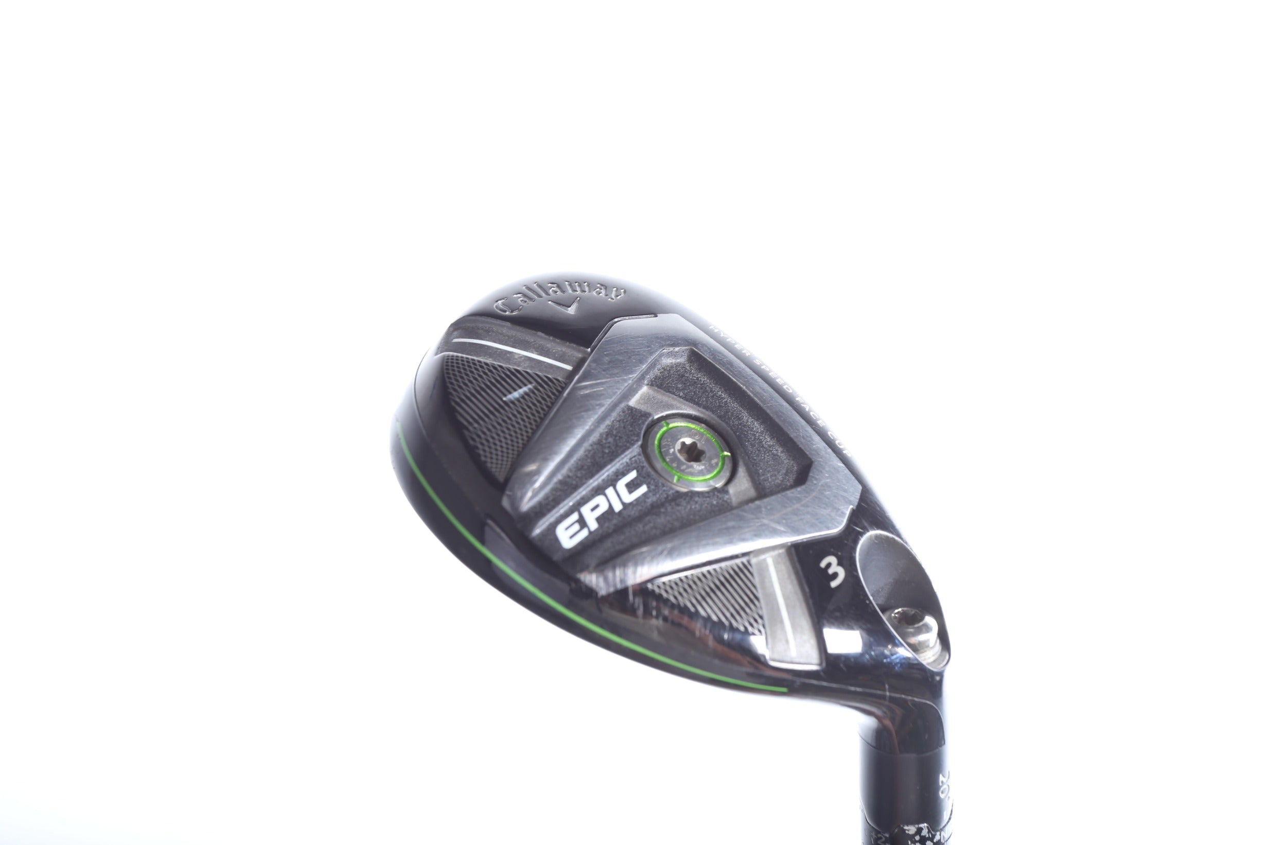 Used Callaway Epic 3H Hybrid Golf Club - Right Handed 20° Stiff Flex - Perfect for Mid-Handicap Players & Fairway Shots