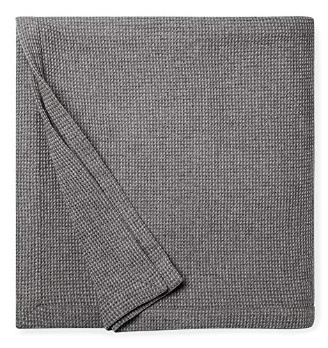 Luxury Sferra Talida Blanket - Soft Grey & Pewter Full/Queen Size - Premium Bedding for Cozy Nights & Hotel-Style Comfort
