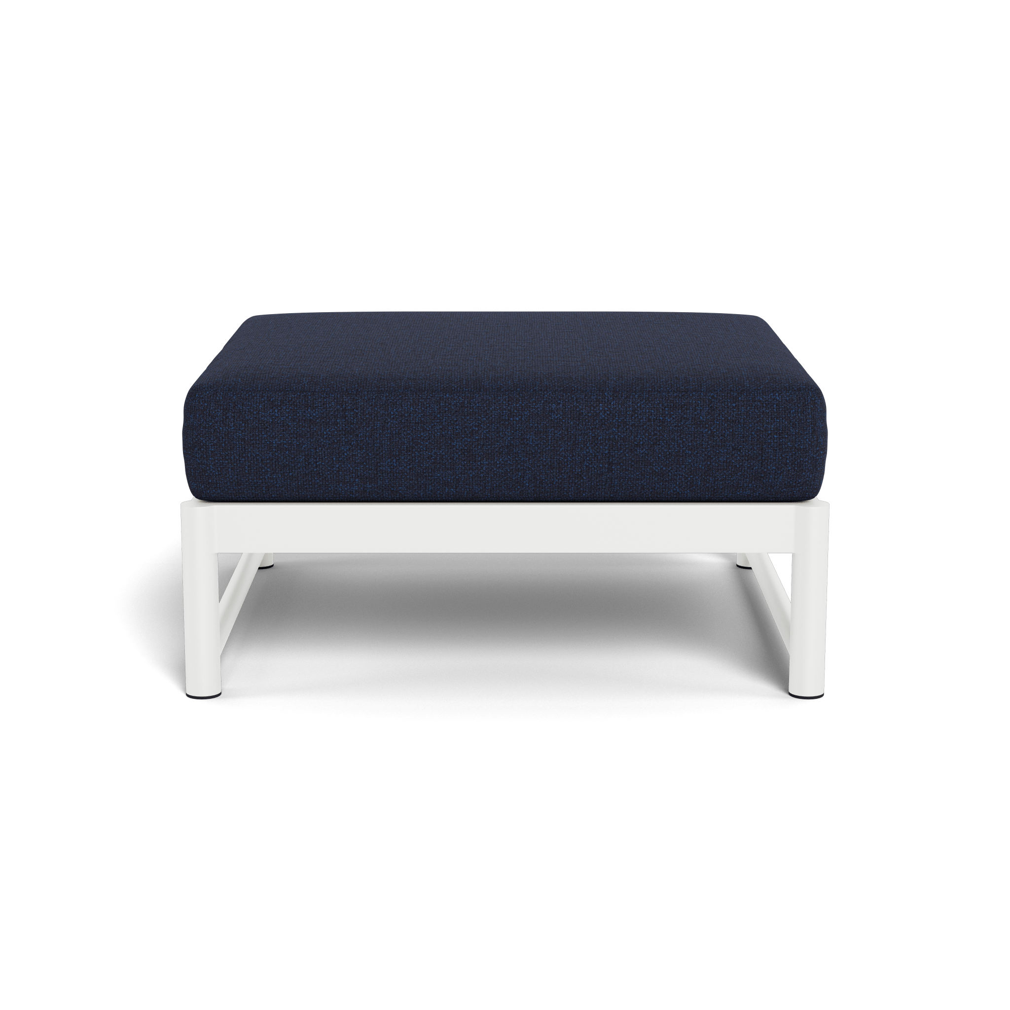 Breeze XL Aluminum Ottoman - Lightweight, Durable Outdoor Patio Furniture with Storage - Perfect for Poolside, Garden, and Deck Relaxation