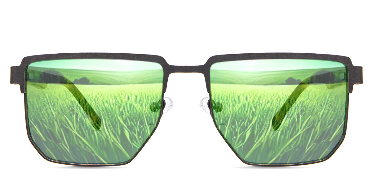 Jefferson Men's Prescription Tinted Glasses - UV Protection & Anti-Glare for Outdoor Activities, Driving & Daily Wear