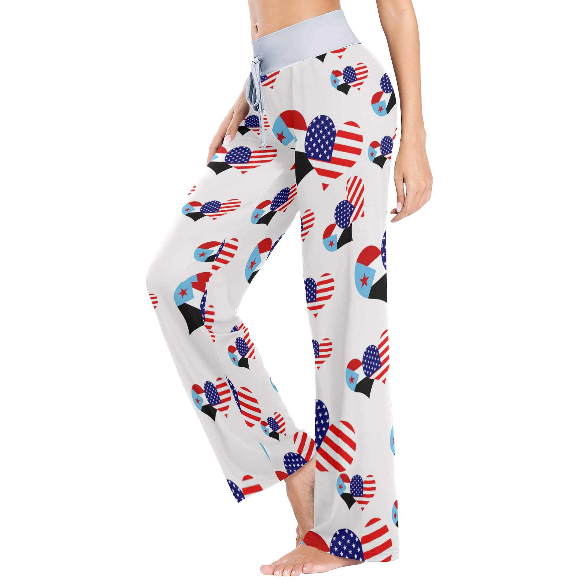Women's Loose Casual Pajama Pants - Soft Comfy Lounge Pants with Drawstring Waist & Wide Leg Design for Sleep, Yoga, and Home Relaxation