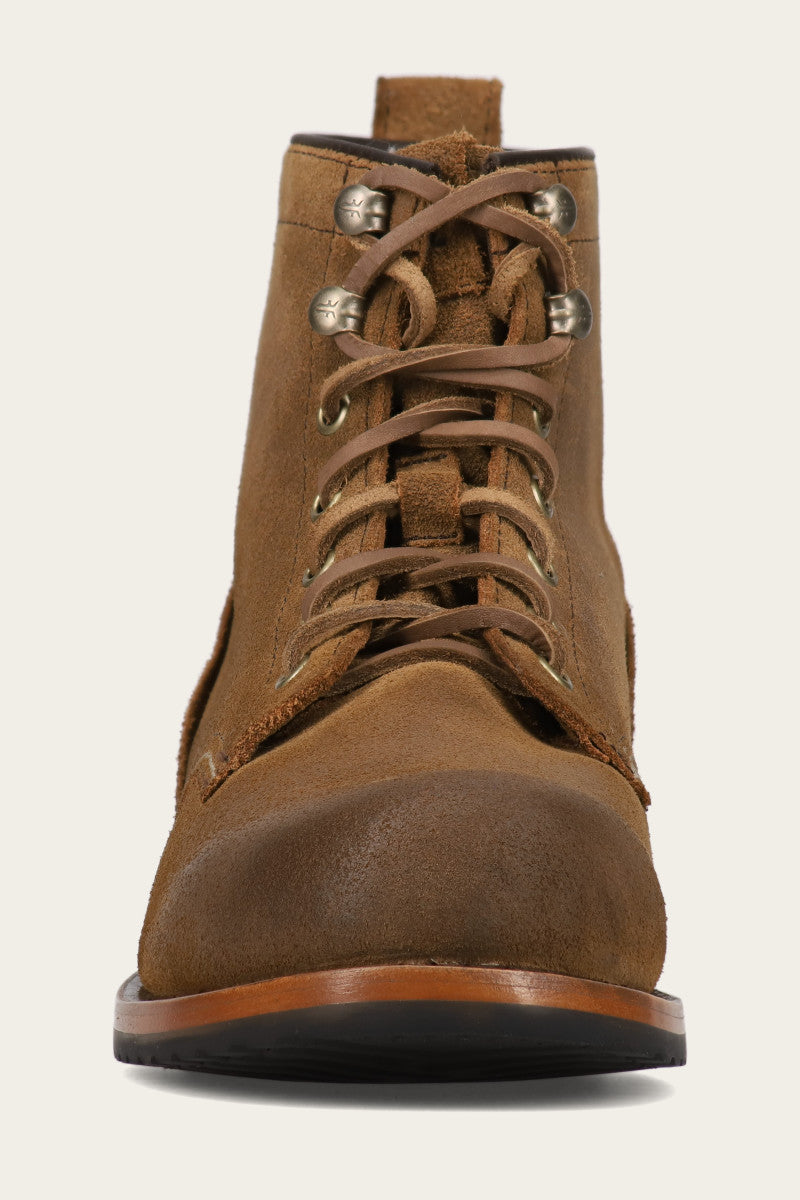 Premium Hudson Workboot Plain Toe - Durable Pre-Owned Work Boots for Men | Ideal for Construction, Landscaping & Outdoor Work