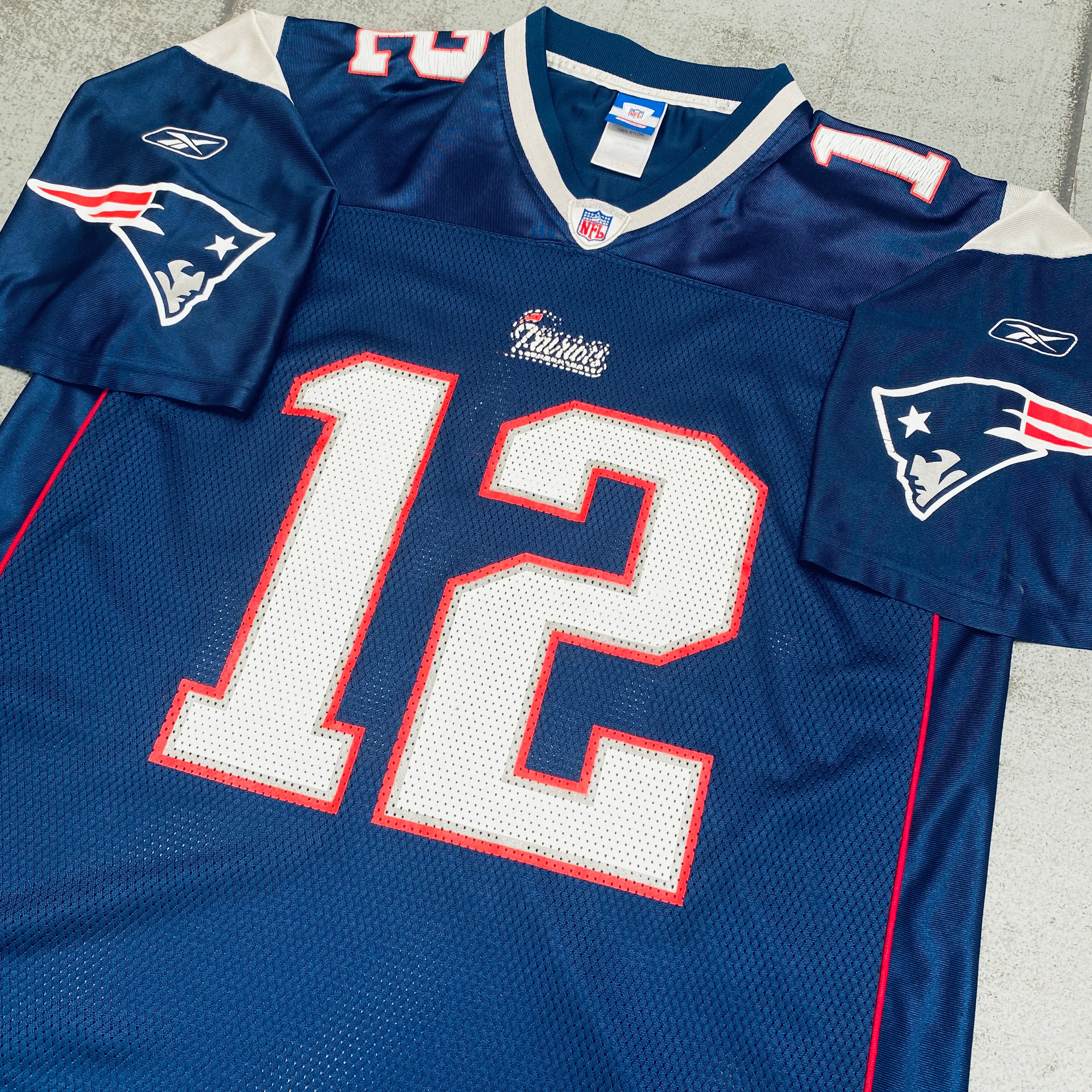 Authentic New England Patriots Tom Brady 2002/2003 Replica Jersey (Large) - Perfect for Game Day, Fan Events & Collectors