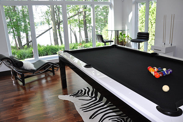 Canada Billiard La Condo Evolution Dining Pool Table - Premium Convertible Game Table for Dining & Billiards | Perfect for Home Entertainment, Game Rooms & Man Caves