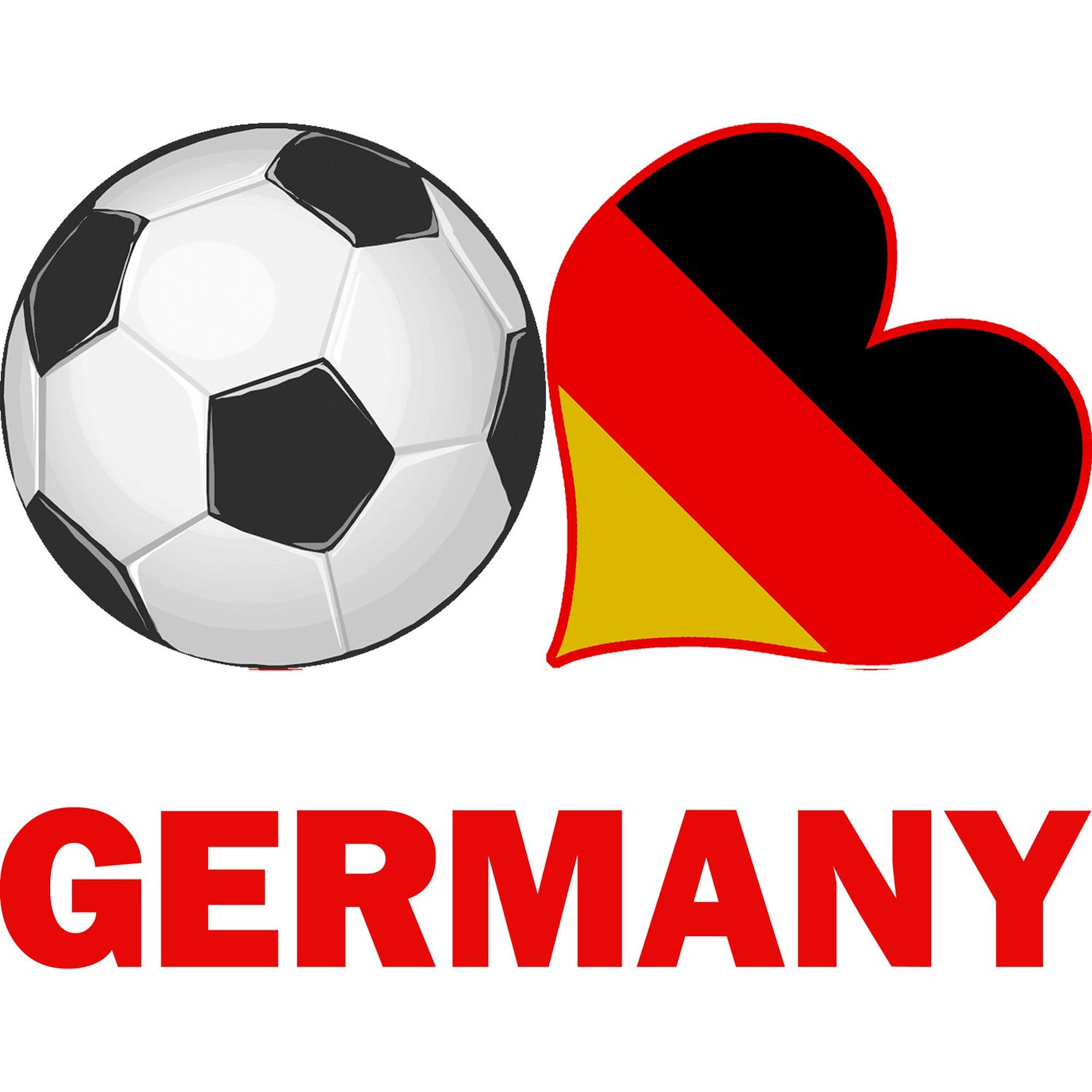 German Soccer Fan Oval Car Bumper Sticker - High Quality Vinyl Decal for Cars, Trucks & Windows - Show Team Spirit at Games & Tailgates