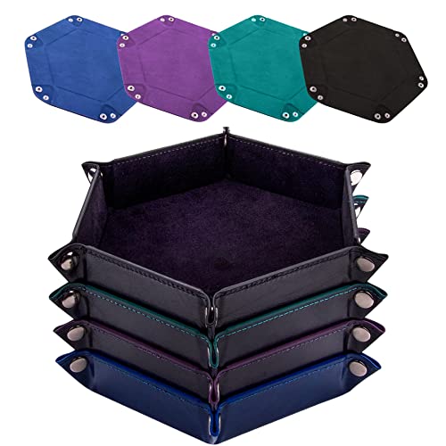 Black, Cyan, Violet, Royal Blue
