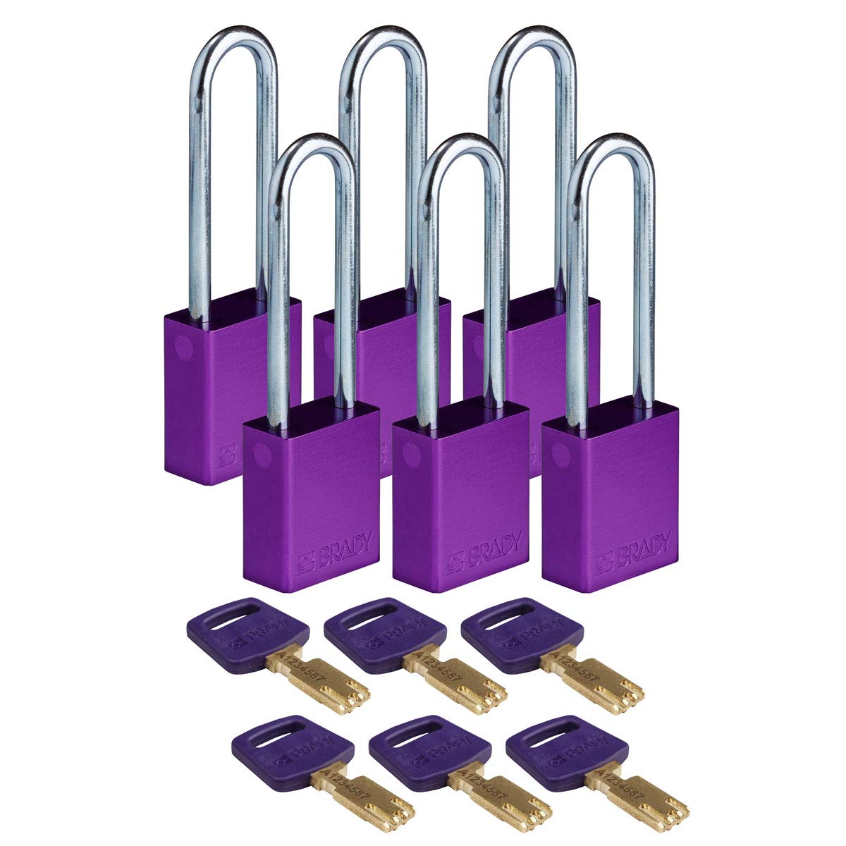 Brady SafeKey Lockout Padlock - 3.0