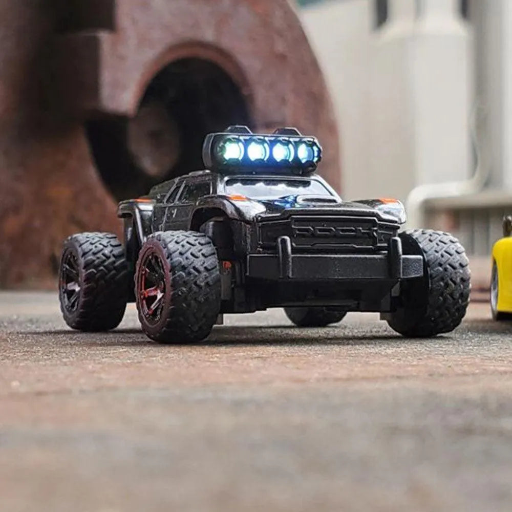 Turbo Racing 1:76 Scale C81 Big Foot Baby Monster Truck - Full Proportional RTR (Ready-to-Run) RC Car Kit for Kids & Adults - Perfect for Off-Road Racing, Stunt Shows & Collectible Display