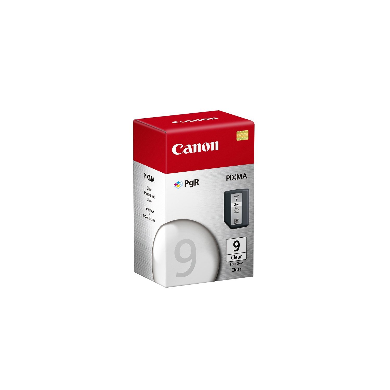 Genuine Canon PGI-9 Clear Ink Tank - Compatible with MX7600 & IX7000 Printers - Perfect for Home, Office, and Photo Printing
