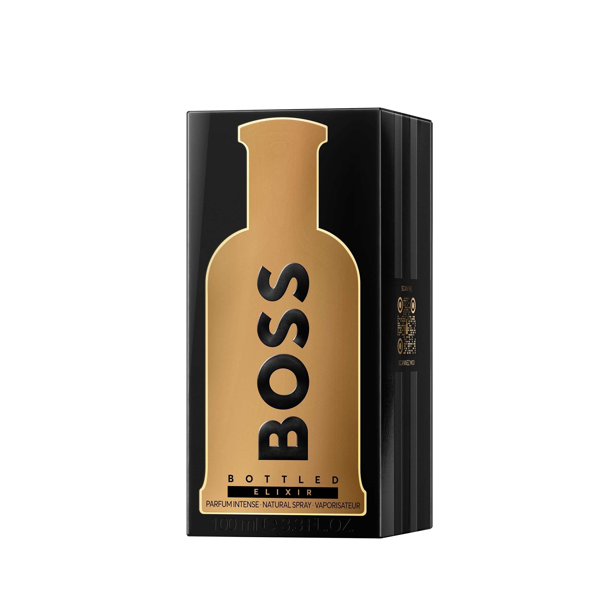 Hugo Boss Bottled Elixir Parfum for Men - Premium Woody Cologne with Incense, Vetiver & Cedarwood Notes - Long Lasting Fragrance Spray - Perfect for Date Night, Office & Special Occasions