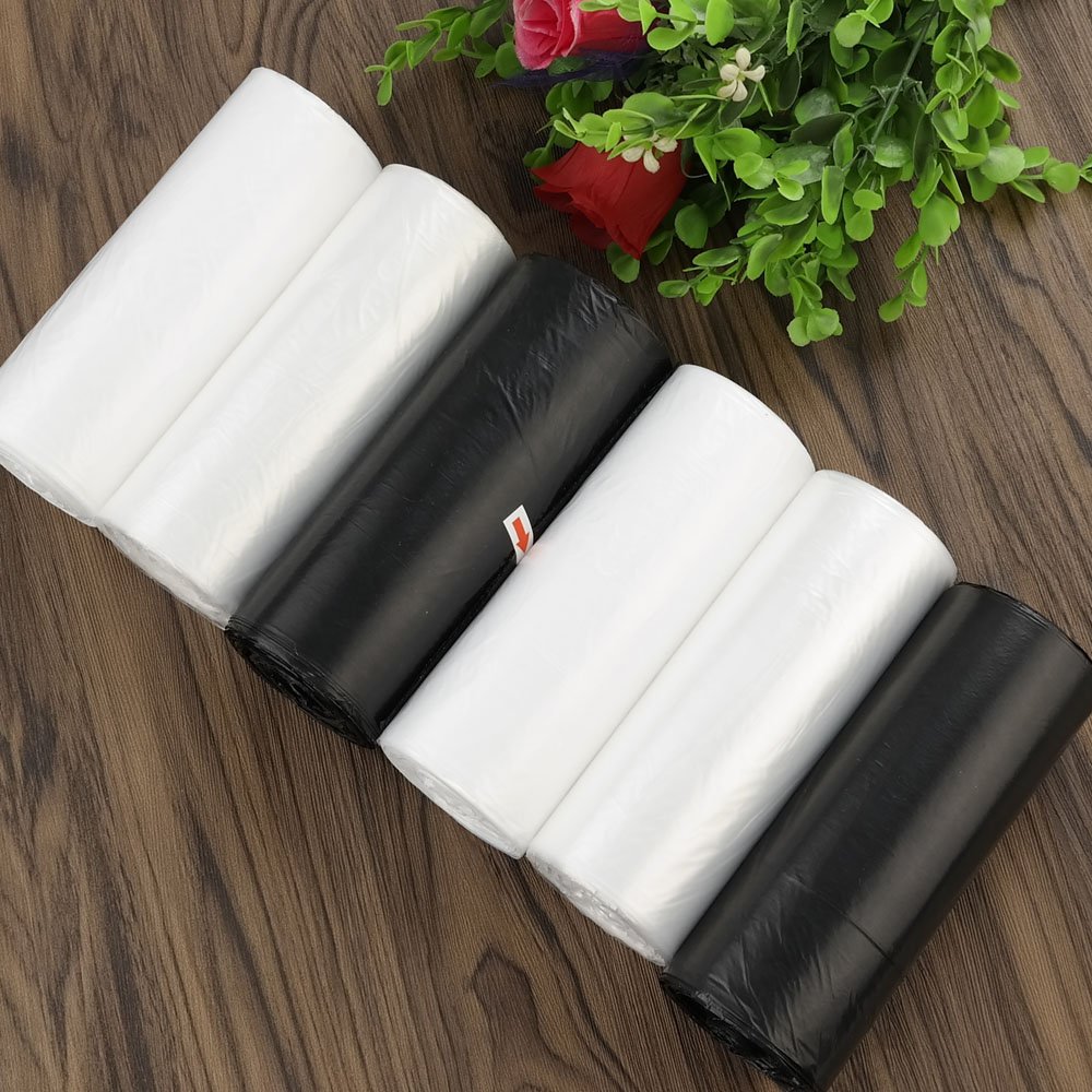 2.6 Gallon Trash Can Liners, 150 Count Small Trash Bags for Kitchen, Bathroom & Office Waste Disposal - Strong & Leak-Proof Garbage Bags