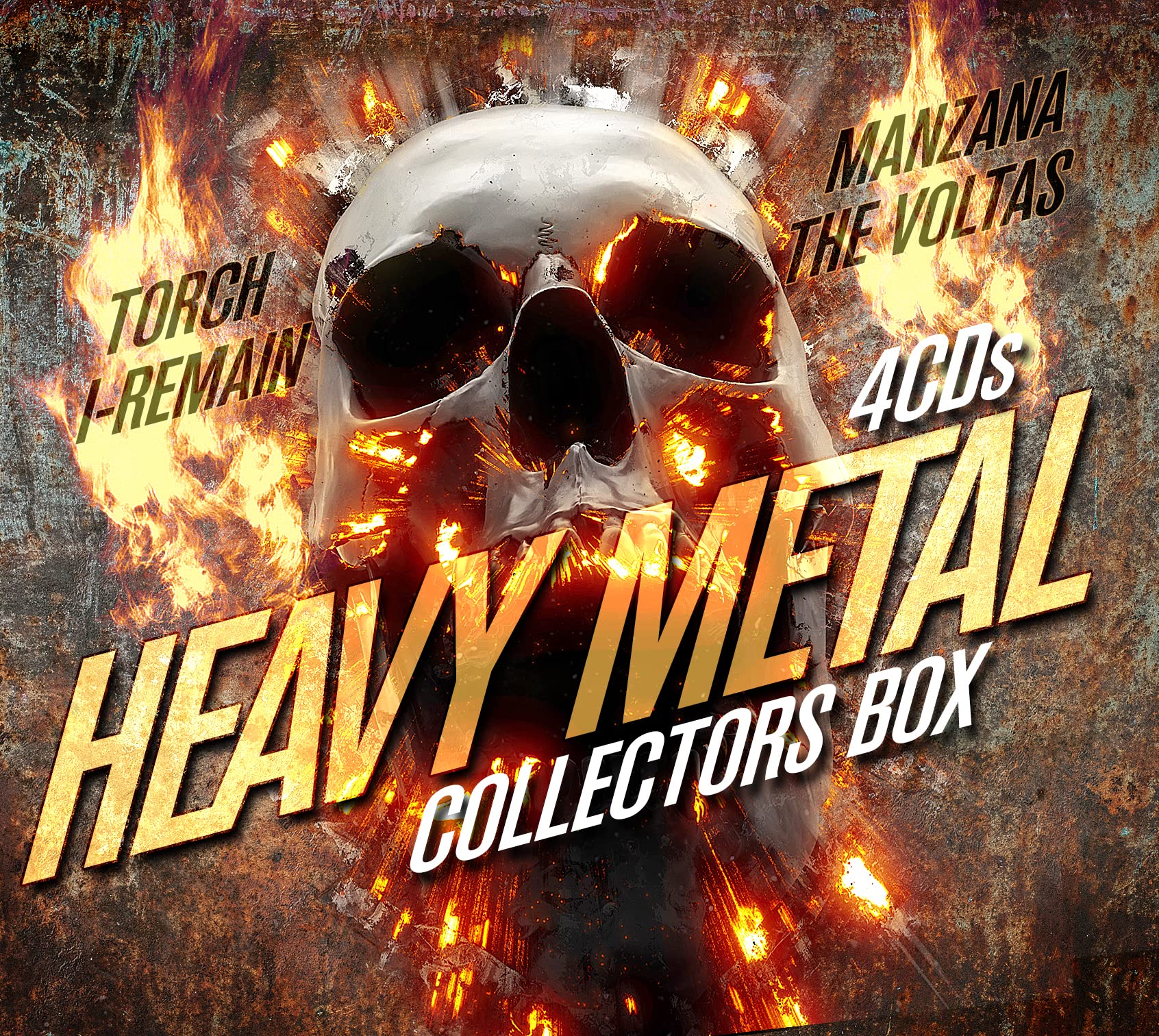 Heavy Metal Collector's Box - Premium Storage Case for Vinyl Records, CDs & Memorabilia - Perfect for Music Enthusiasts & Gift Giving