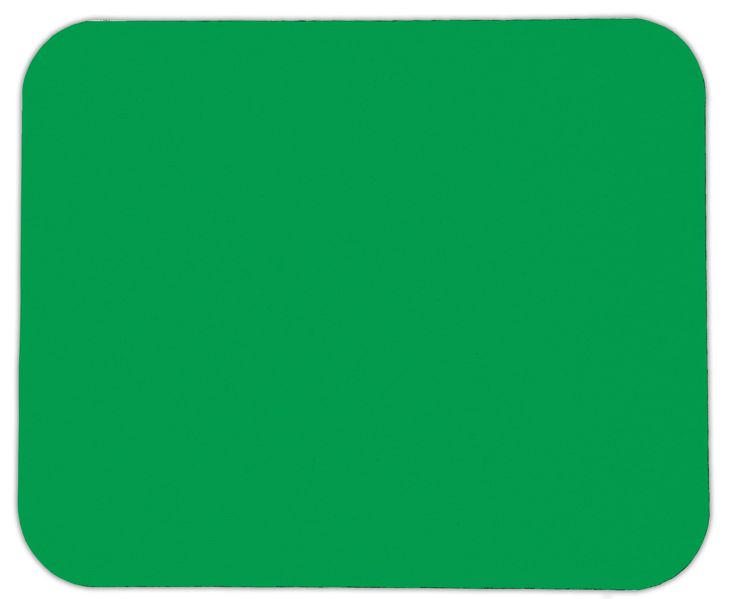 Premium Solid Green Mouse Pad - Non-Slip Rubber Base, Smooth Surface for Gaming & Office Work - Perfect for Computers, Laptops & Workstations