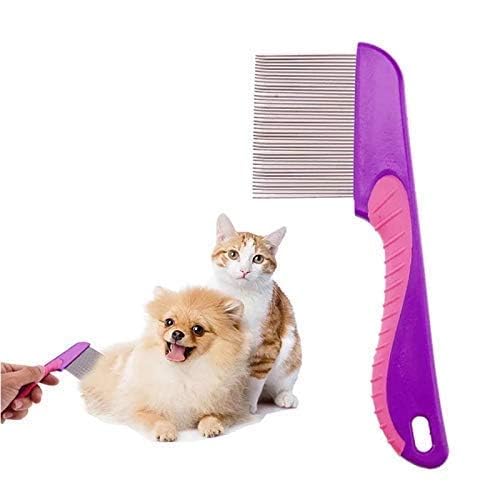 AlexVyan Stainless Steel Long Handle Lice Comb for Head Lice & Nit Removal - Durable Lice Treatment Comb for Men, Women & Kids (Pack of 2) - Perfect for Home, School & Travel Use