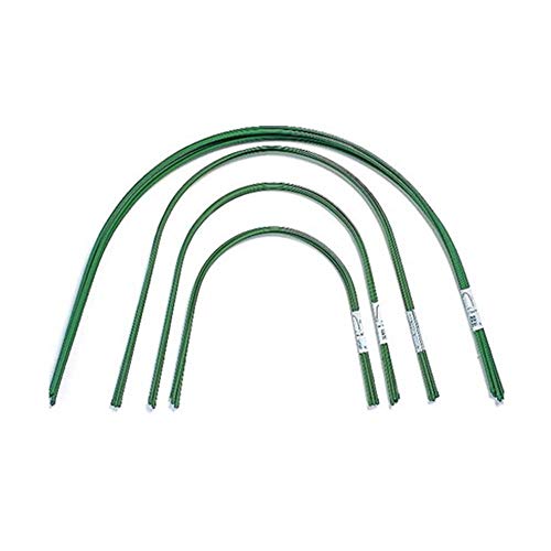 NOONE Greenhouse Hoops - Plastic Coated Rust-Free Garden Support Hoops for Grow Tunnels | Durable Plant Protection for Vegetables, Flowers & Seedlings | Perfect for Home Gardening & Small Farms
