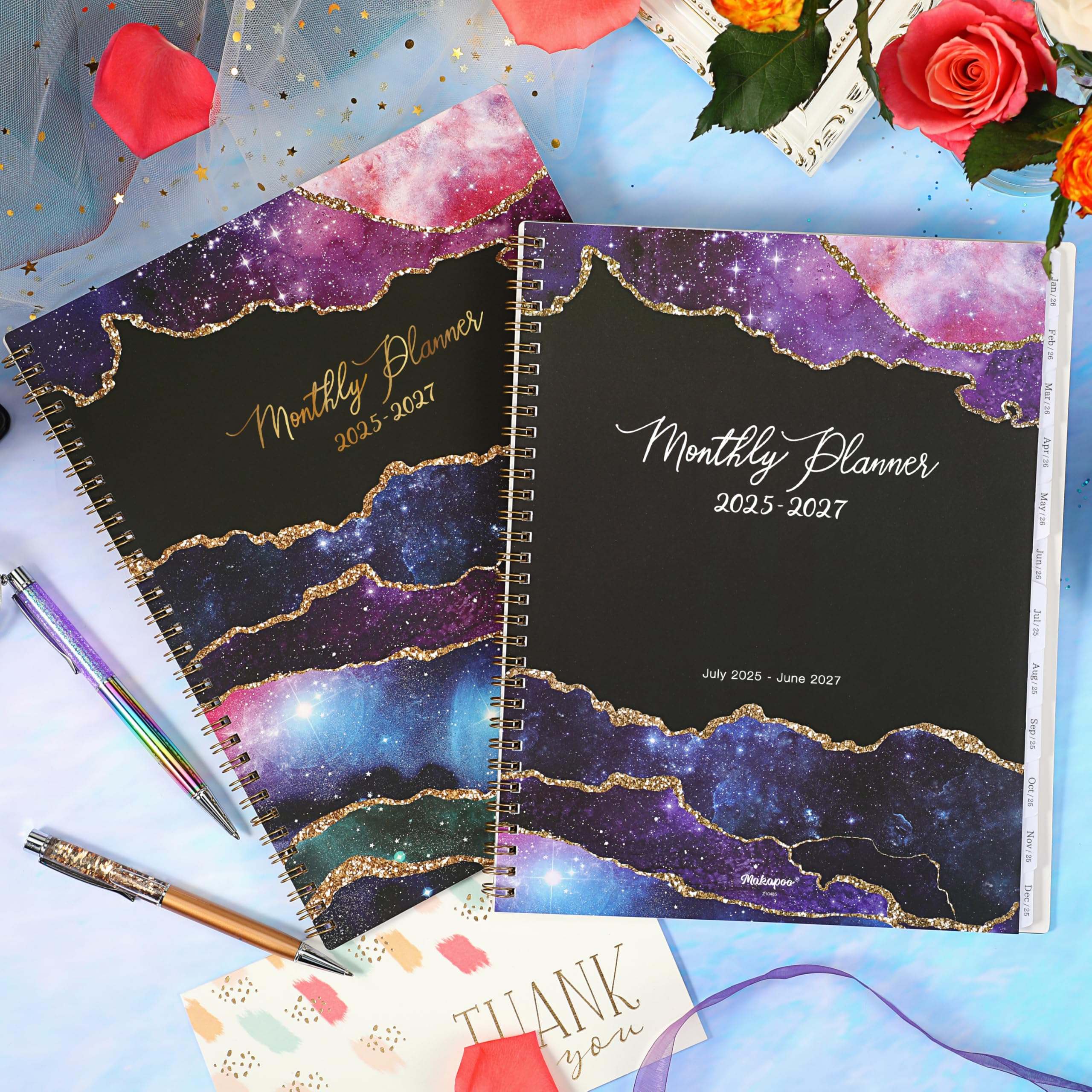 2025-2027 Monthly Planner | 2 Year Calendar Organizer July 2025 to June 2027 | 9