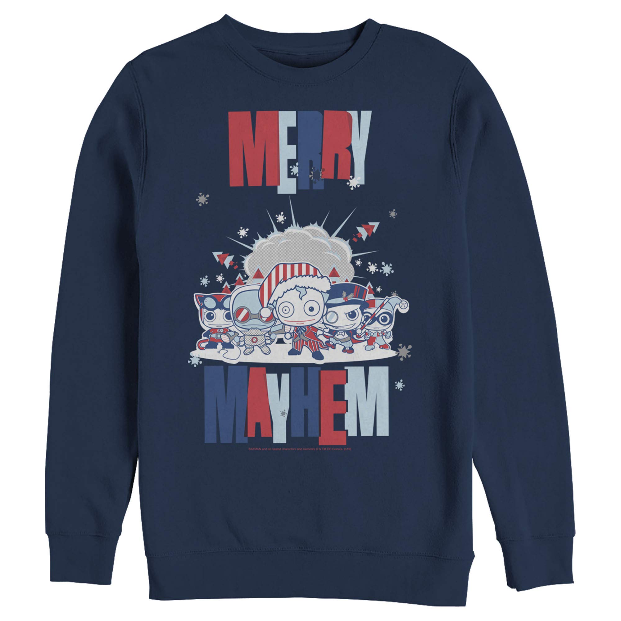Batman Christmas Sweatshirt for Men - Holiday Party Wear