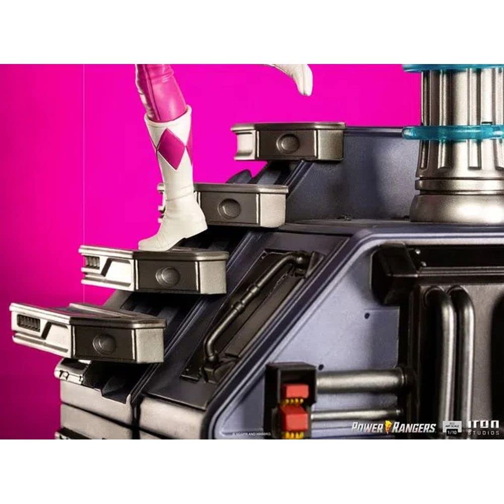 Iron Studios Mighty Morphin Power Rangers Pink Ranger BDS Art Scale 1/10 Statue - Collectible Action Figure for Display & Decor - Perfect for Fans, Collectors & Home Office Showcase