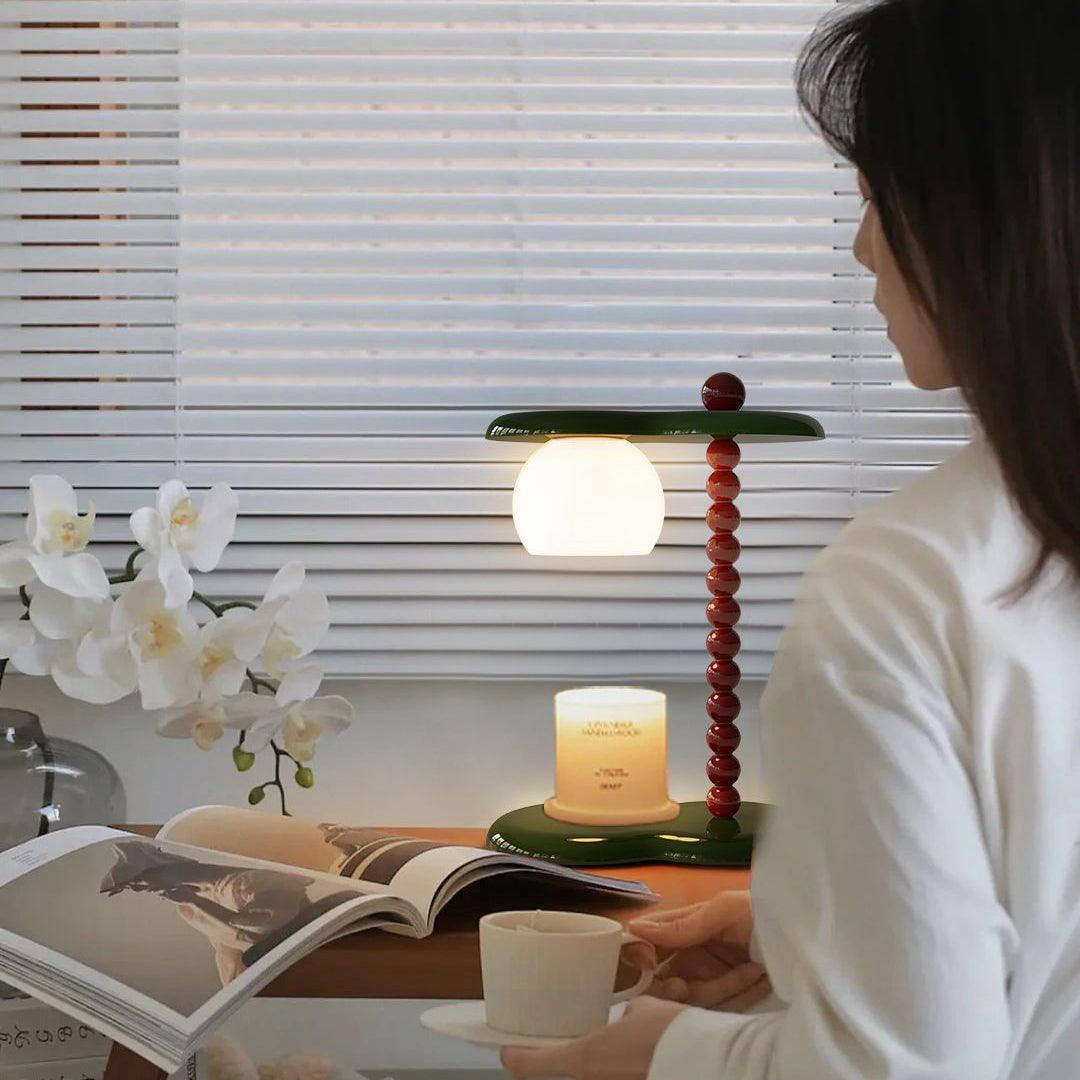 Everalda Modern Metal Table Lamp - Adjustable Brightness LED Desk Light for Bedroom, Office & Living Room - Stylish Home Decor & Reading Light