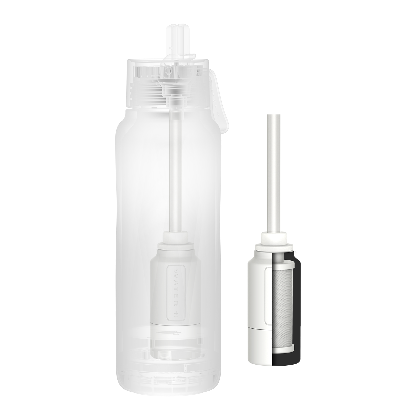 PureSip Vita Water Filter Replacement – Compatible with WaterH Vita & Smart Filtration Bottles | For Outdoor, Gym, Travel & Daily Hydration
