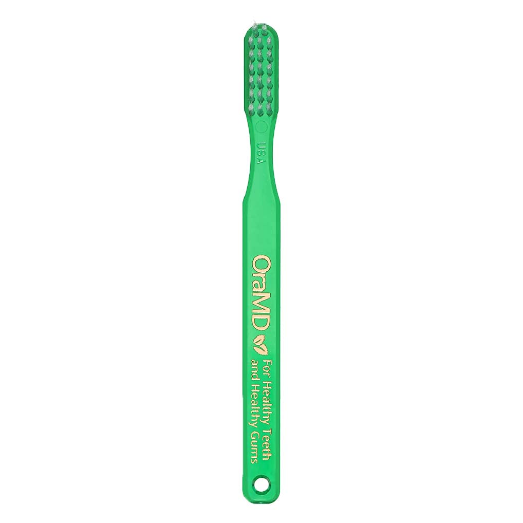 OraMD Soft Bristle Toothbrush for Sensitive Teeth & Gums - Gentle Nylon Bristles Adult Toothbrush - 6 Pack | Dentist-Recommended for Daily Oral Care, Travel & Family Use