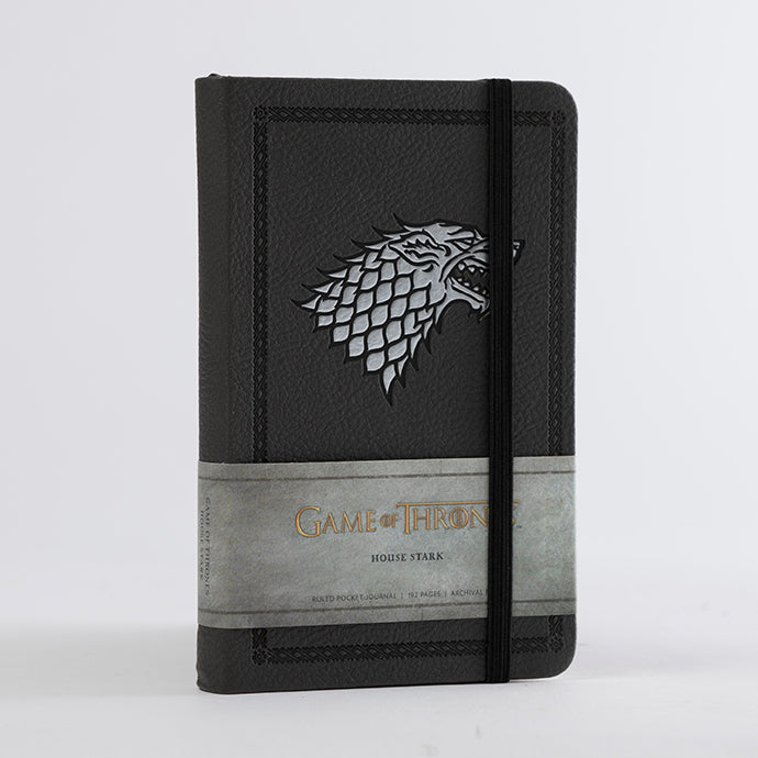Game of Thrones House Stark Ruled Pocket Notebook - Lined Journal for Writing, Note Taking & Gift Giving - Perfect for Fans, Students & Office Use