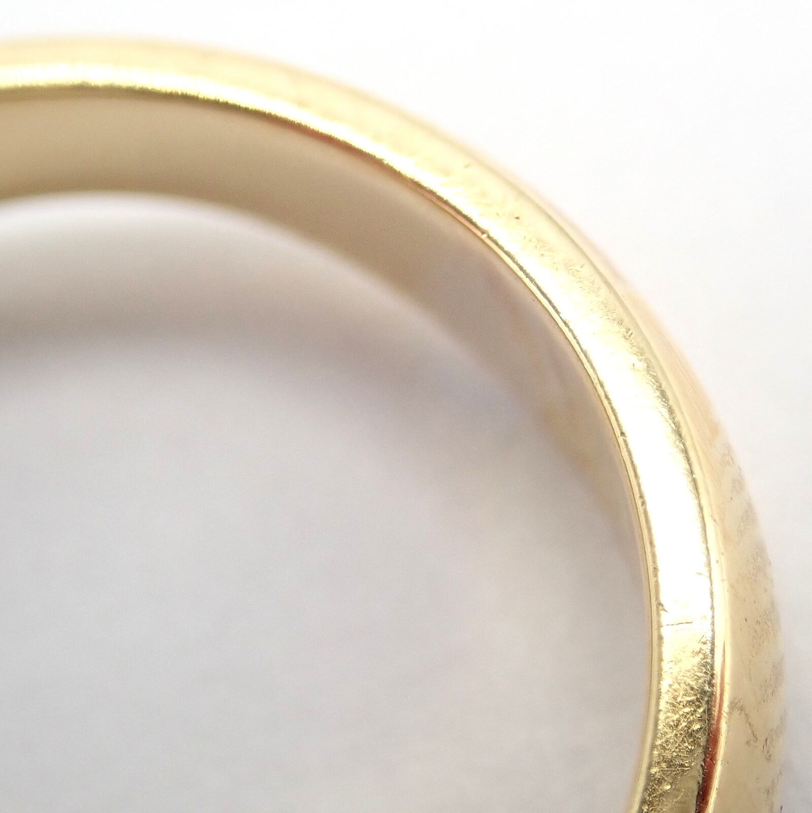 Authentic Cartier 18K Yellow & White Gold Two-Tone Stackable Puzzle Band Ring - Size 50 (US 5.25) | Luxury Jewelry Gift for Women, Anniversary & Special Occasions