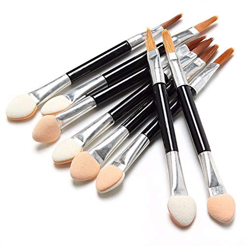 Premium Fok Makeup Brush Set - 10 Piece Professional Cosmetic Brushes Kit for Foundation, Blending, Eyeshadow & Contouring | Perfect for Makeup Artists & Beginners | Home & Travel Use