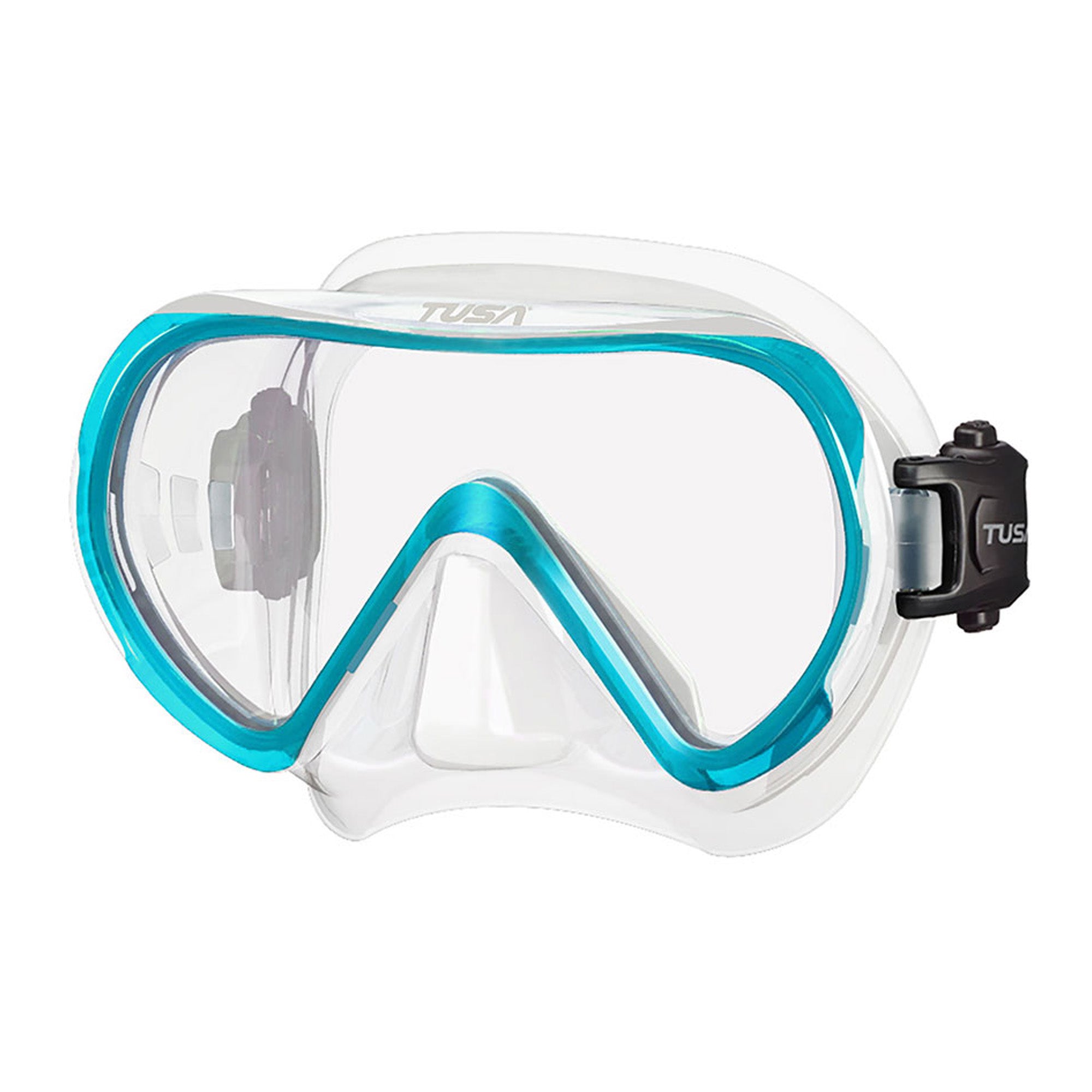 TUSA INO Dive Mask - Professional Snorkeling & Scuba Diving Mask for Adults - Comfortable Silicone Skirt & Tempered Glass Lens - Perfect for Ocean Exploration, Pool Training & Underwater Photography