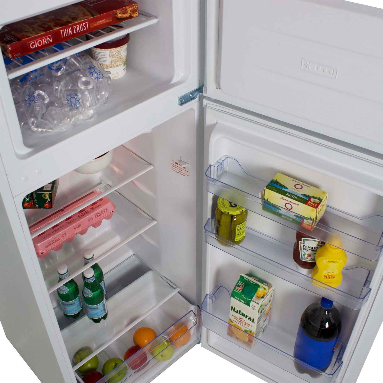 Avanti RA733B3S 7.3 Cu. Ft. Compact Refrigerator - Energy Efficient Apartment Fridge with Freezer for Small Spaces, Dorms & Studio Kitchens