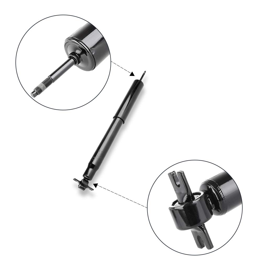 ECCPP Front Shock Absorbers for 1999-2004 Jeep Grand Cherokee - Gas Struts Set of 2 - Replacement Auto Suspension Parts for Off-Road & Daily Driving