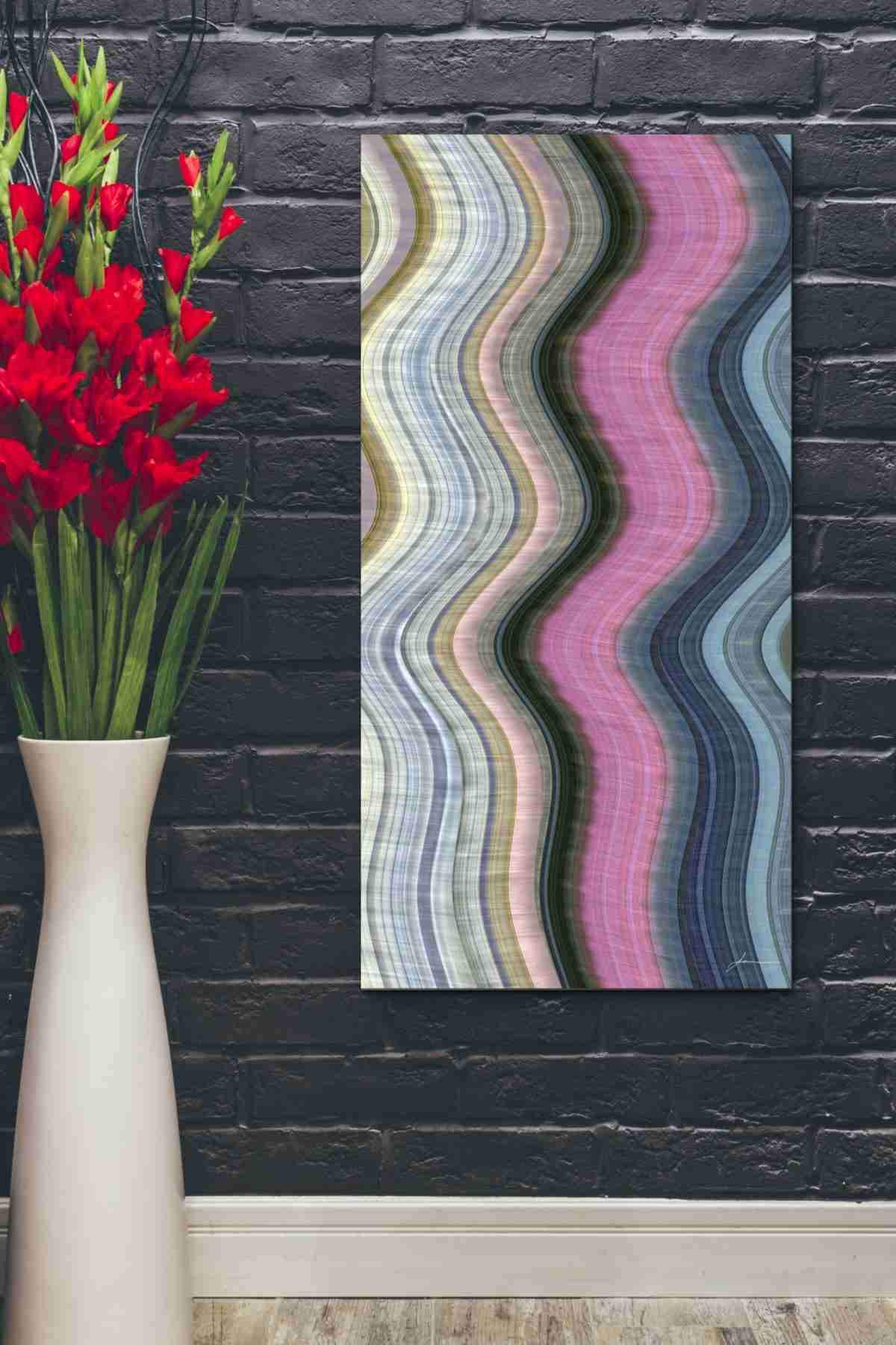 Rumba IV by James Burghardt - Modern Abstract Canvas Wall Art Painting 20x40 Inches - Perfect for Living Room, Bedroom & Office Decor