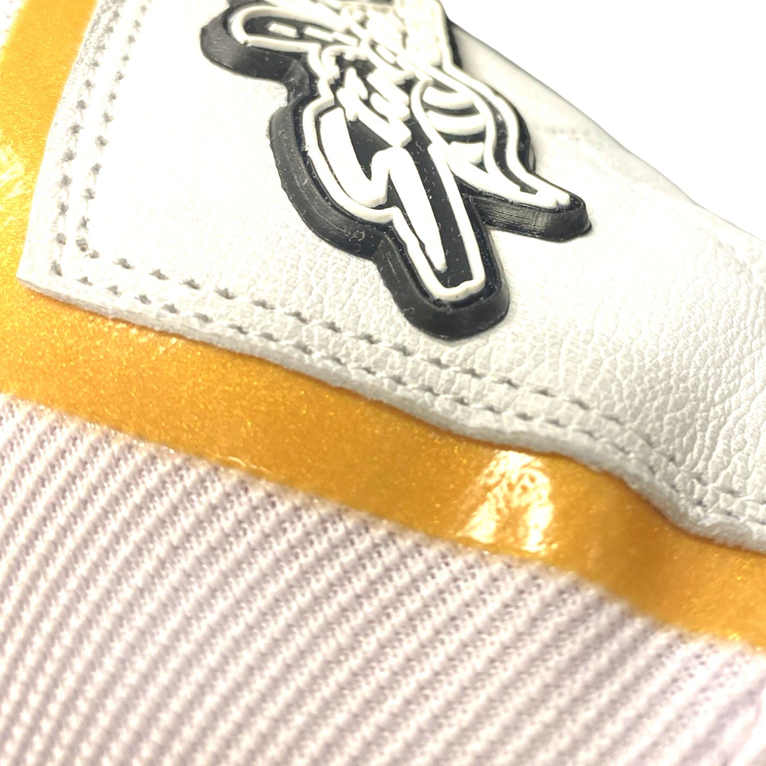 Sting Squad Batting Gloves - White & Gold Baseball Gloves for Men & Women | Perfect for Training, Games & Outdoor Sports