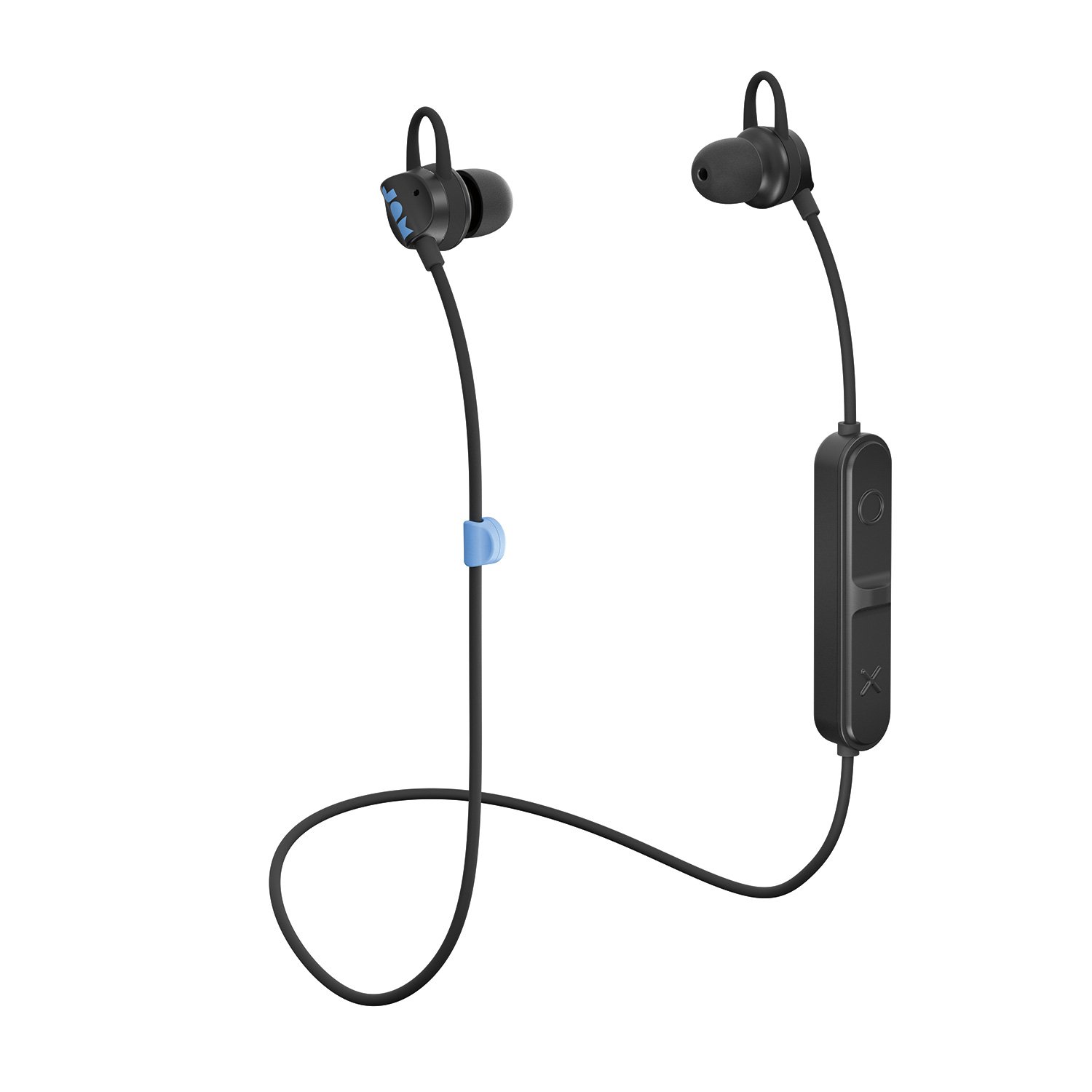 Sweatproof Wireless Bluetooth Earbuds - 6H Playtime, Hands-Free Call, Magnetic Design | Lightweight Sports Headphones for Running, Gym & Workout (Black)