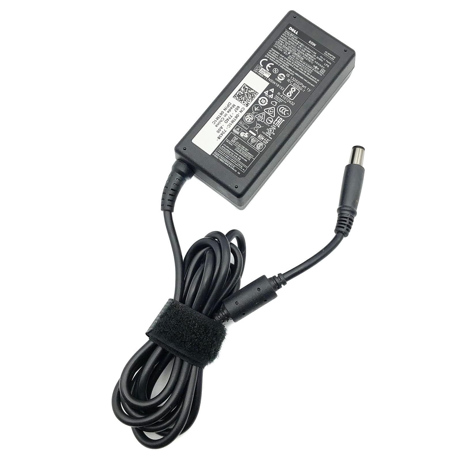 Original Dell 65W AC Power Adapter Charger for Inspiron 15 3520/3521/3537, Inspiron 15R 5520/5521/7520/N5110 Laptops - Perfect for Home, Office & Travel Use