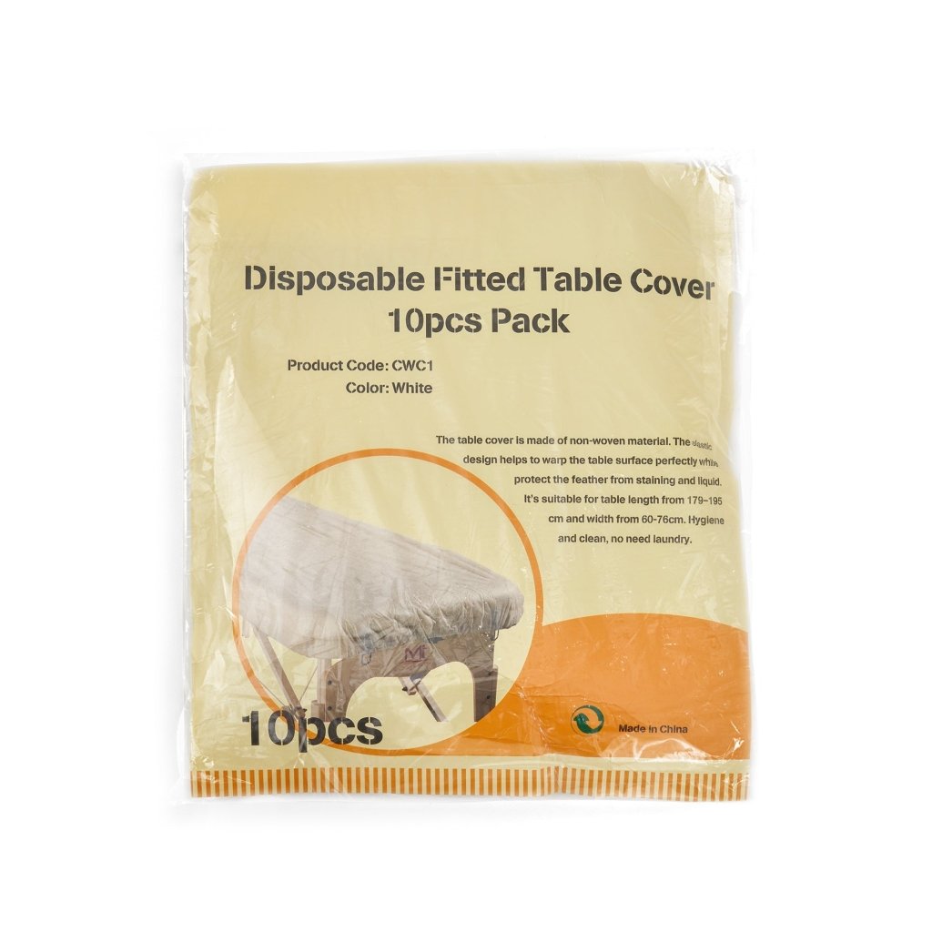 Disposable Massage Table Covers (Pack of 10) - Waterproof & Hygienic Fitted Sheets for Professional Spa, Salon, and Home Use - Perfect for Deep Tissue, Swedish, and Sports Massage Therapy