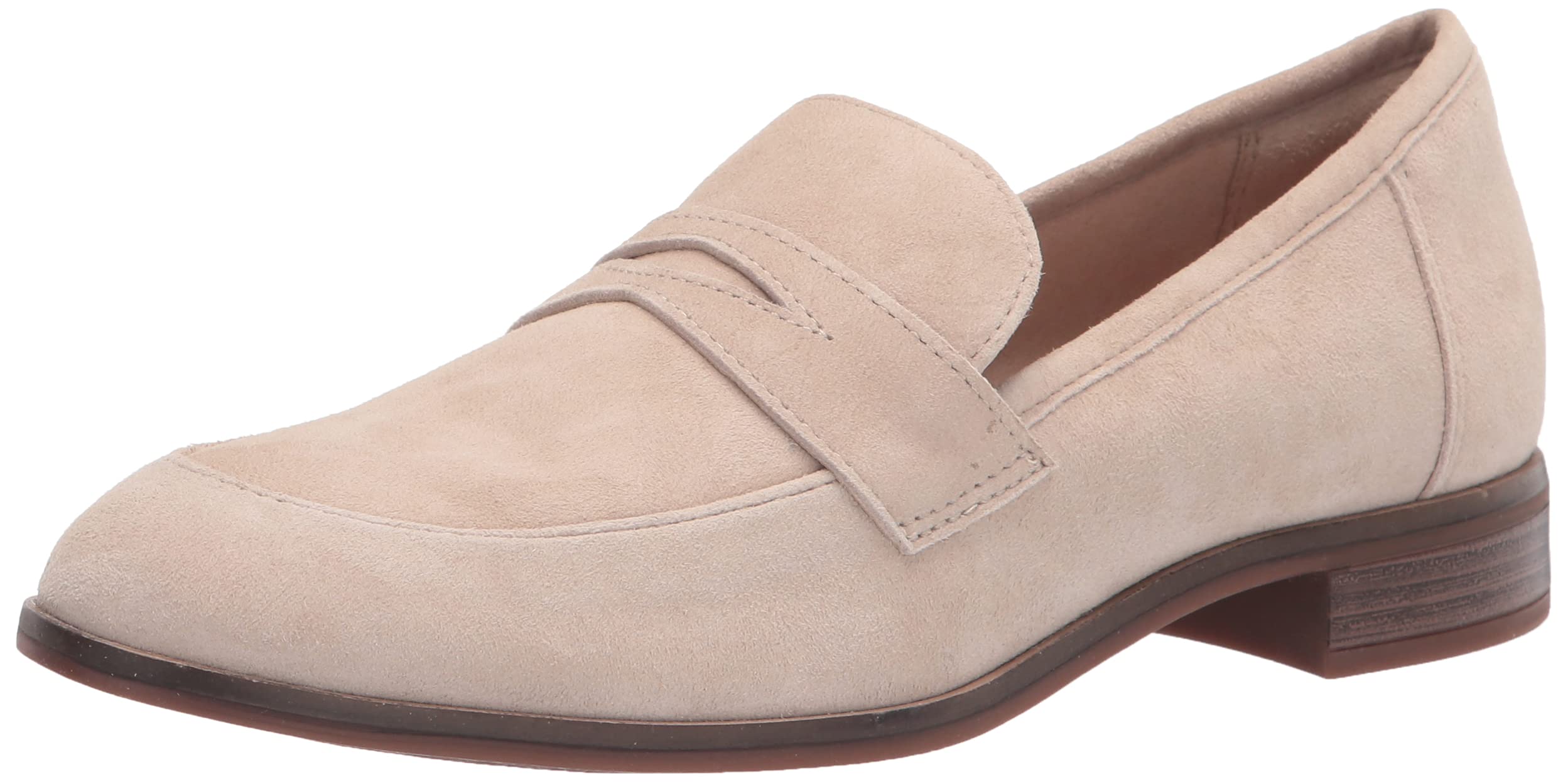 Clarks Women's Trish Rose Loafer - Comfortable Slip-On Shoes for Work, Travel & Casual Wear