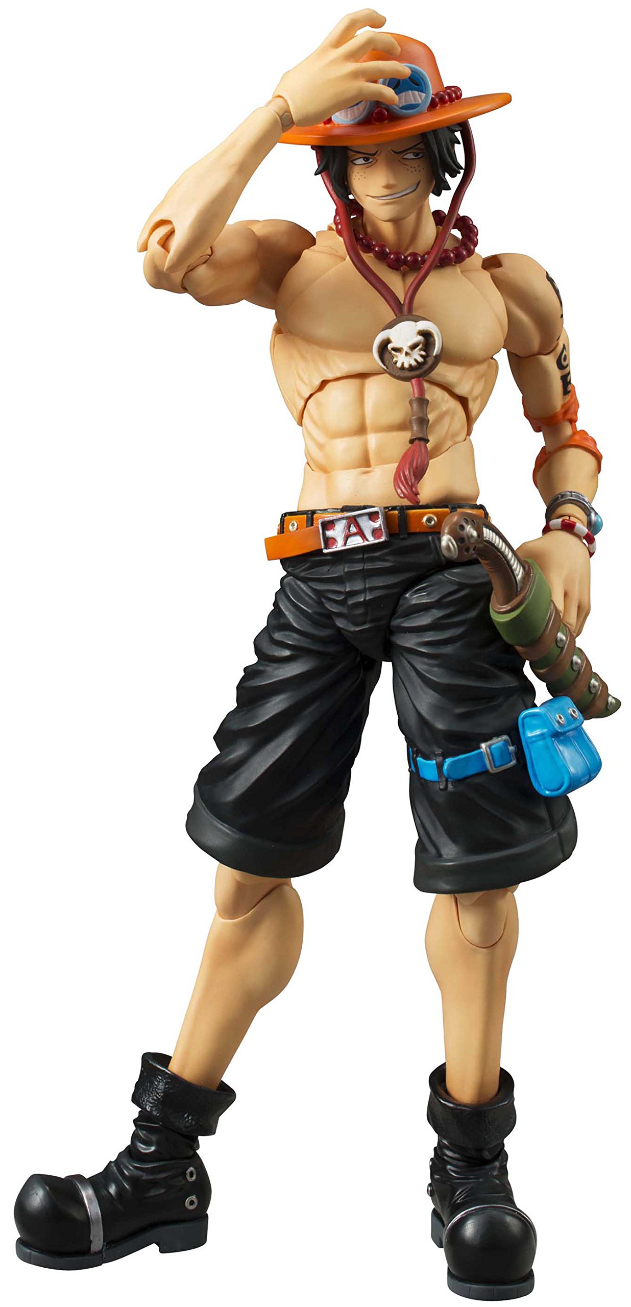 Megahouse One Piece Portgas D. Ace Variable Action Heroes Collectible Action Figure - Anime Display & Gift for Fans
