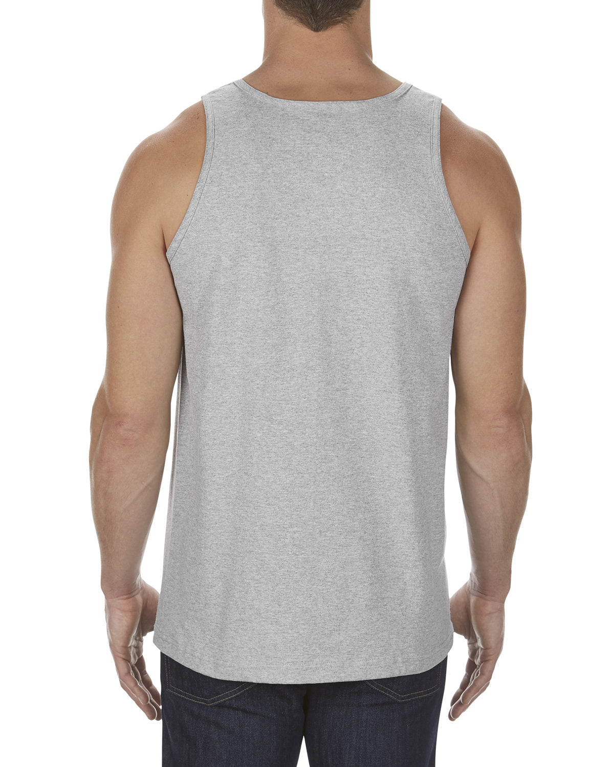 Alstyle AL1307 Men's & Women's 100% Cotton Tank Top - 6.0 oz. Comfort Fit Sleeveless Shirt for Gym, Workout, Summer & Casual Wear