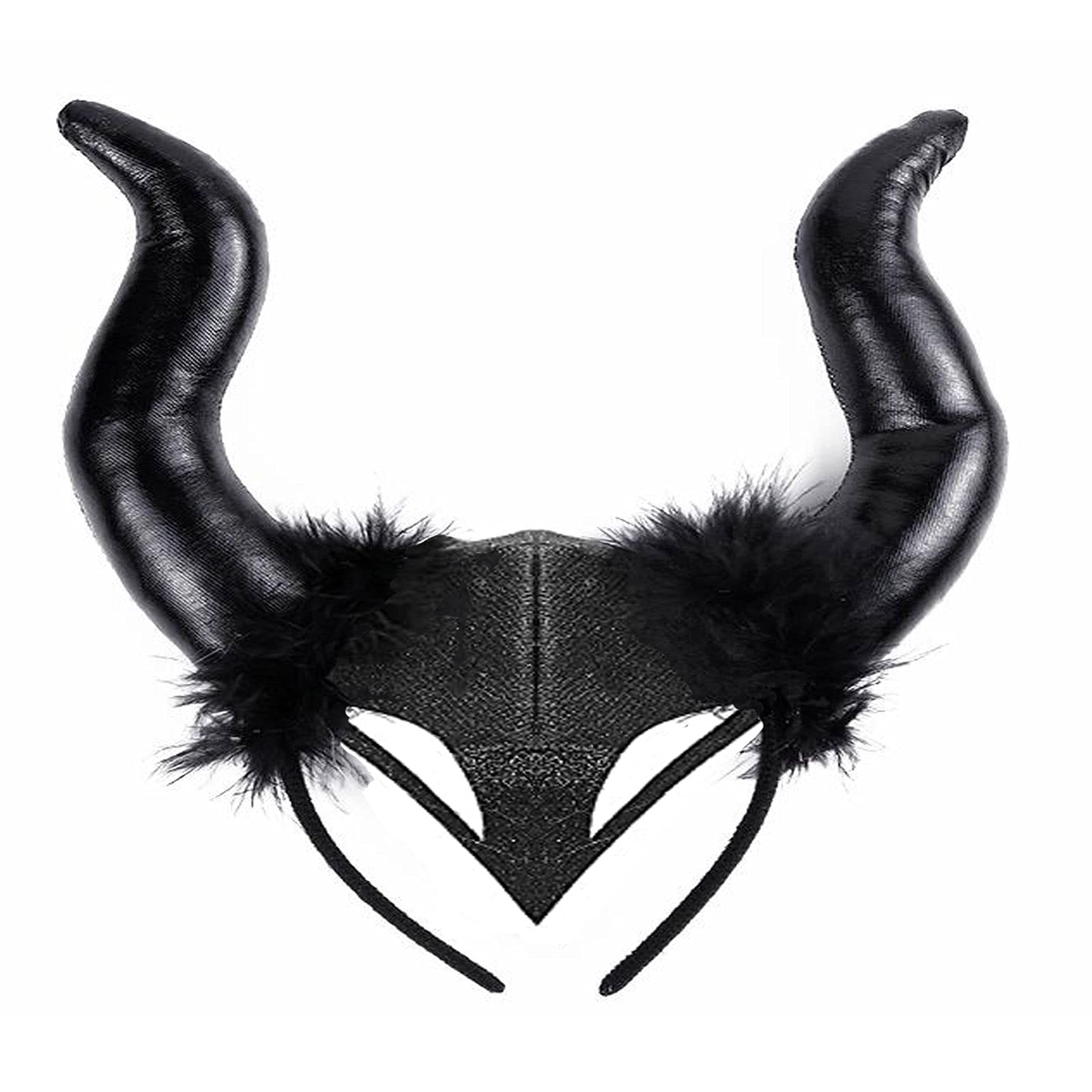 Devil Horn Headband - Gothic Demon Horns Headpiece for Halloween Cosplay, Costume Party & Photo Props | Perfect for Halloween, Cosplay Events, Themed Parties & TikTok Videos