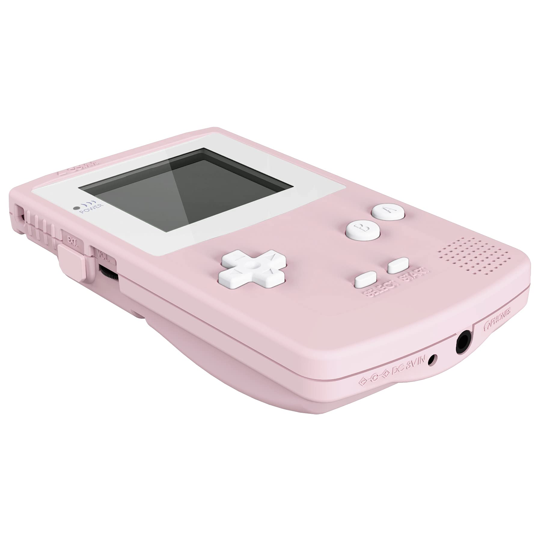 eXtremeRate Cherry Blossom Pink Gameboy Color Replacement Shell with White Screen Lens - Compatible with OSD IPS, Regular IPS & Standard LCD Screens - Perfect for Gaming Enthusiasts & Retro Console Collectors - Ideal for Home Gaming, Travel & Display Collections