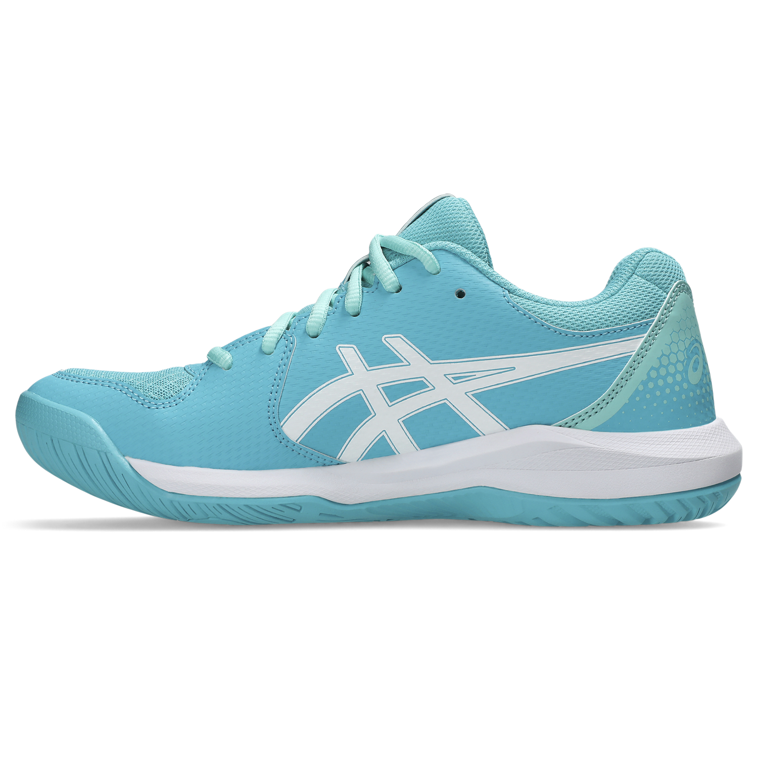 Women's Dedicate 8 Pickleball Shoes - 400 Energy Aqua/White - Perfect for Court Sports & Casual Wear